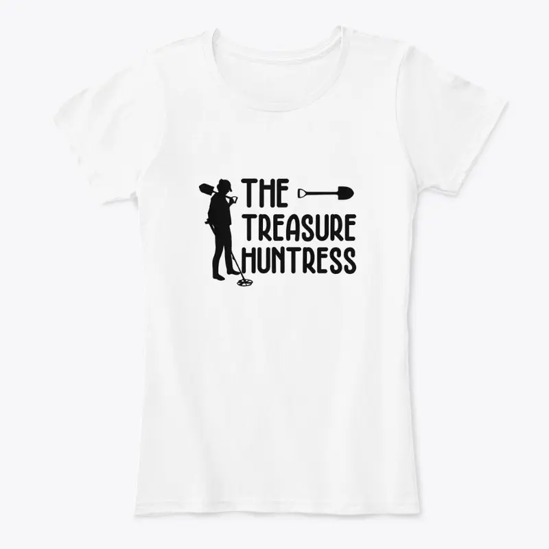 The Treasure Huntress - Black Design